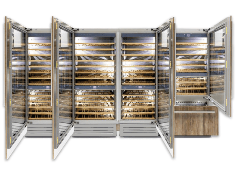 Fhiaba WeinKühlschränke Integrated S8990FW+ S8990TWT Beispielaufbau